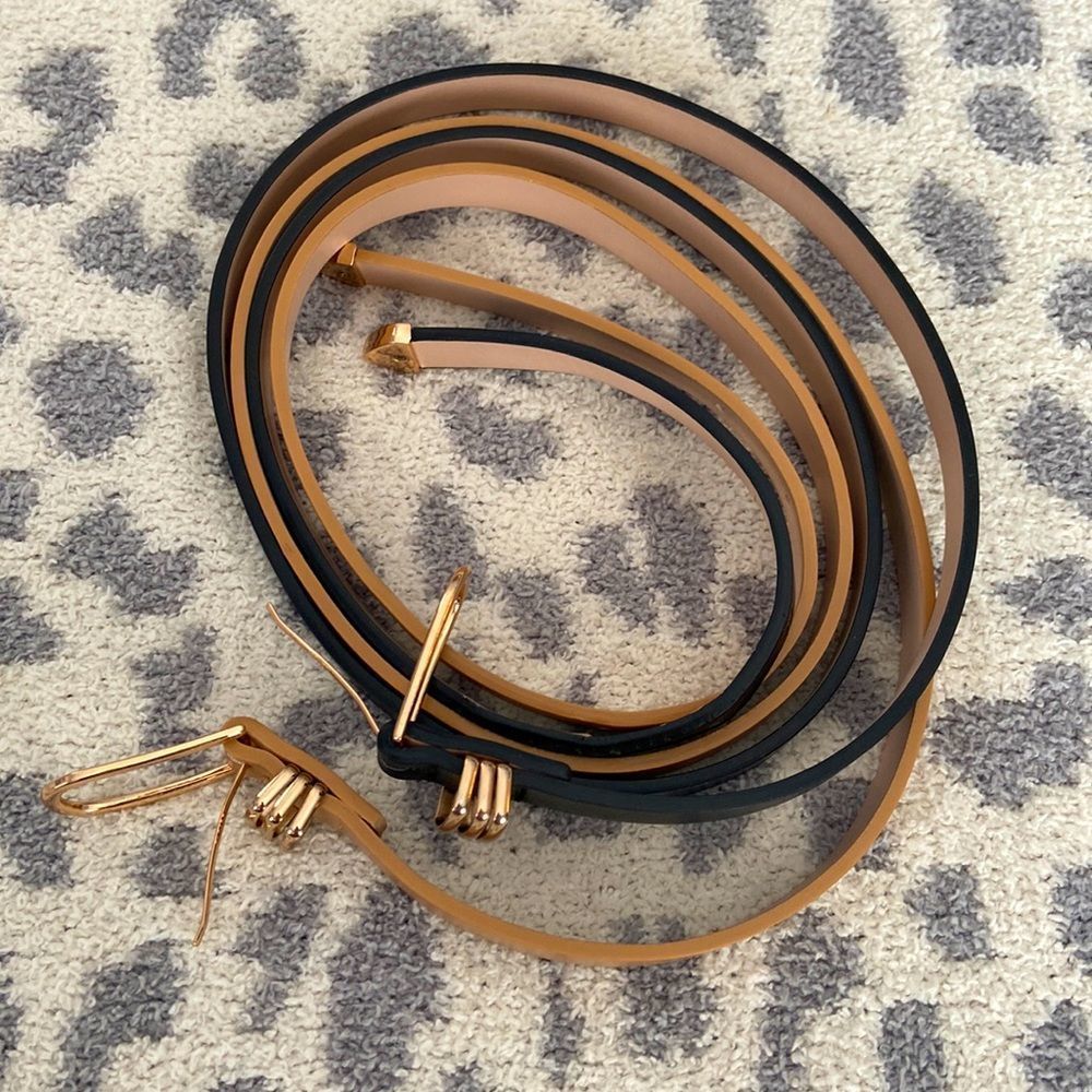 H&M set of two belts size L